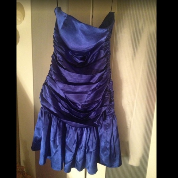 Royal Blue Bridesmaid Party Formal Dress - Picture 1 of 1