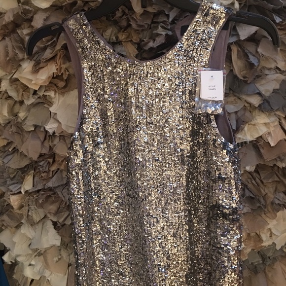 Sequin tank top