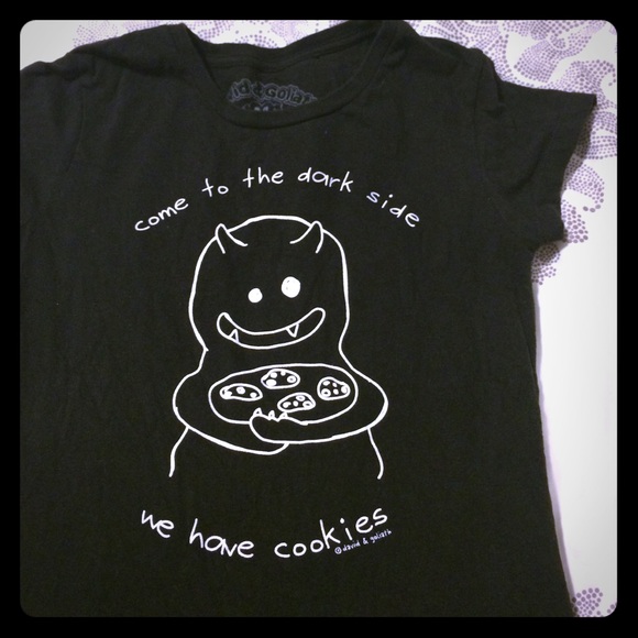 David & Goliath Dark side Glow in the Dark Tee