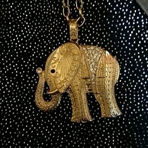 Beautiful Gold Elephant necklace