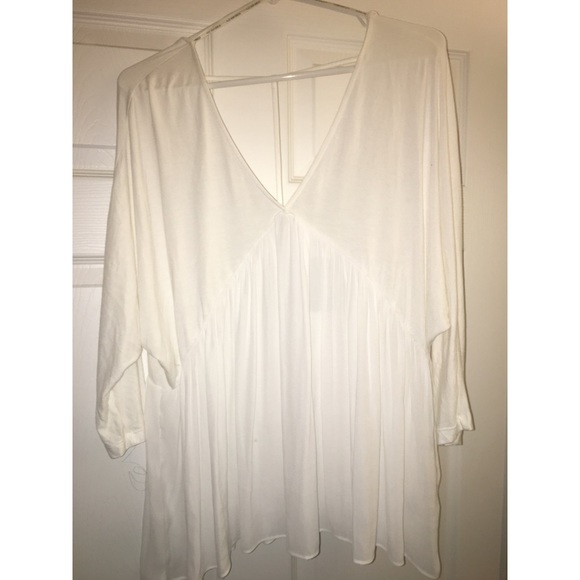Flowy white shirt