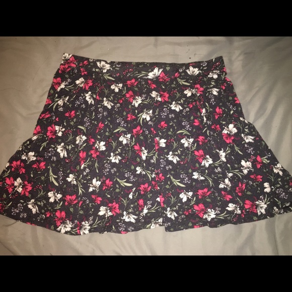 Floral skater skirt