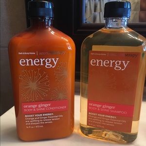 Bath and Body Works energy shampoo and conditioner