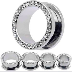 Brand new (Sz 6) rhinestone Ear Gauges/Plug
