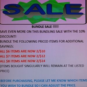 BUNDLE SALE