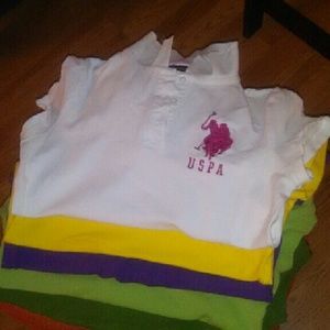 U.S. Polo Assoc. Polo Shirts ((5 shirts))