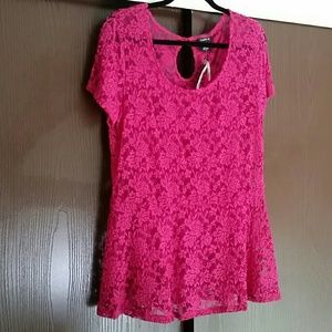 Peplum Lace top