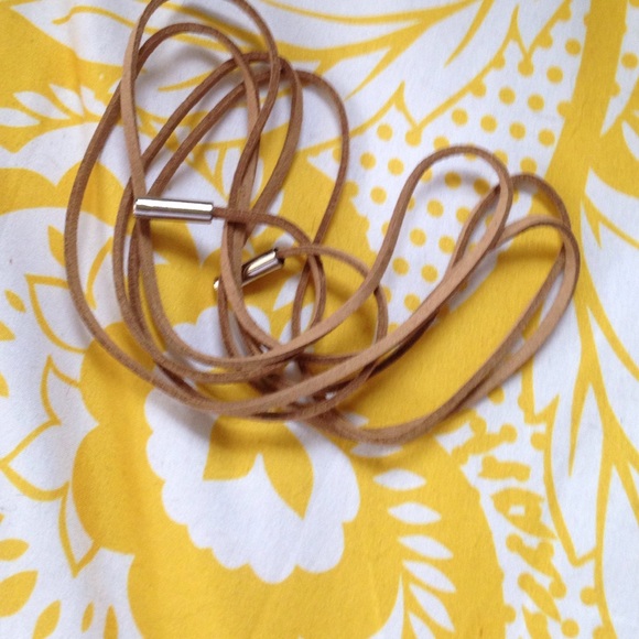 "Coachella" brown choker - Picture 3 of 4