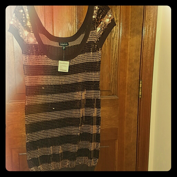 BEBE SEQUIN DRESS