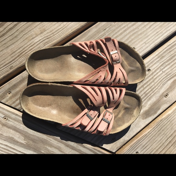 Pink Birkenstocks size 38