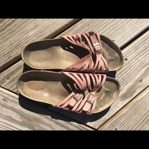 Pink Birkenstocks size 38