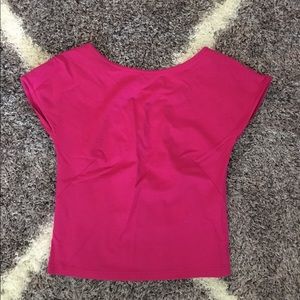 Akris fuschia crop top