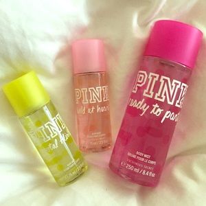 PINK body mist set