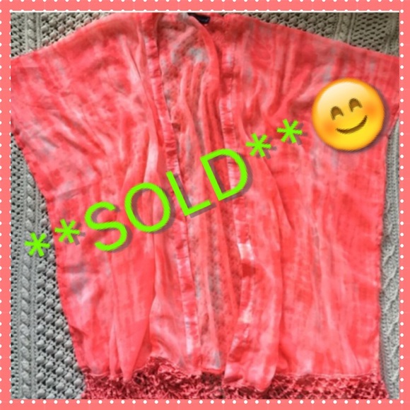 ❌❤️ SOLD❌❤️ Fluorescent  swim suit cover up☀️🌴👙