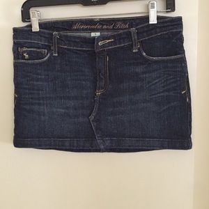 Abercrombie & Fitch Jean Skirt