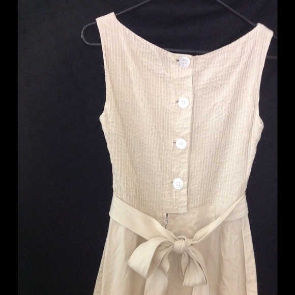 Vintage 1960s LORD & TAYLOR cream dress - Picture 4 of 4