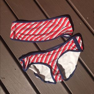 Red White & Blue bathing suit.