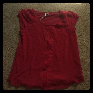 LC Lauren Conrad red top