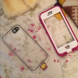 Life proof iPhone 5S case pink