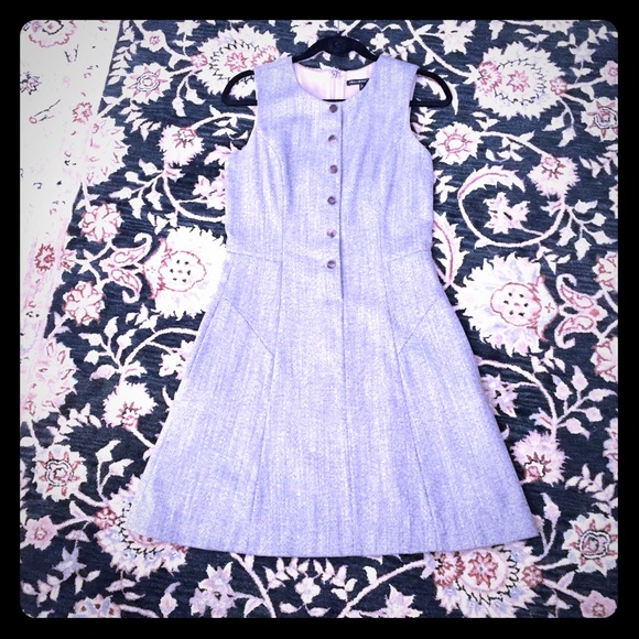 Theory Gray Suited Dress