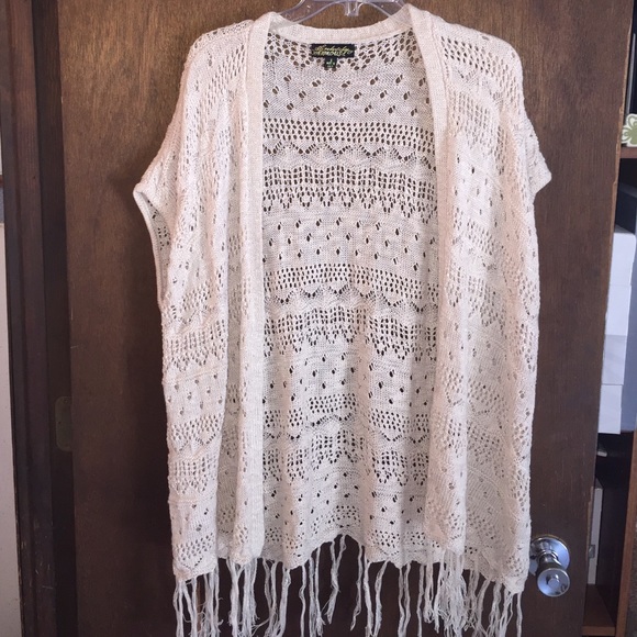 Shirt sleeved fringe sweater from Nordstrom