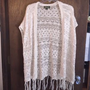 Shirt sleeved fringe sweater from Nordstrom