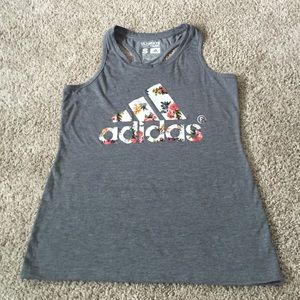 Small, Adidas Climate Ultimate Tank-Floral