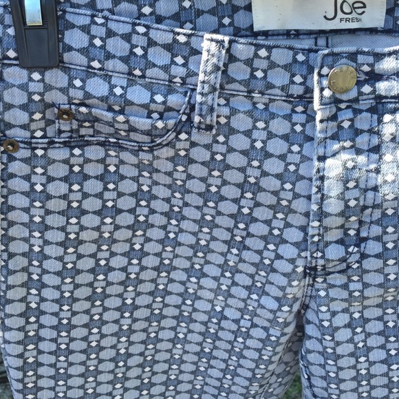 Blue patterned skinny jeans - Picture 2 of 4