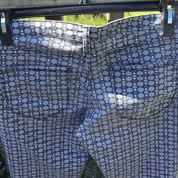 Blue patterned skinny jeans - Picture 3 of 4