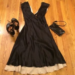 Yana K for Bebe silk reversible dress