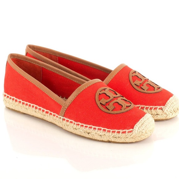 Tory Burch Shoes - Tory Burch Orange Espadrilles