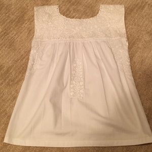 Beautiful white embroidered top