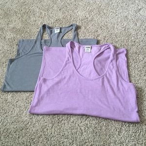 Victoria's Secret PINK racer-back tank top combo