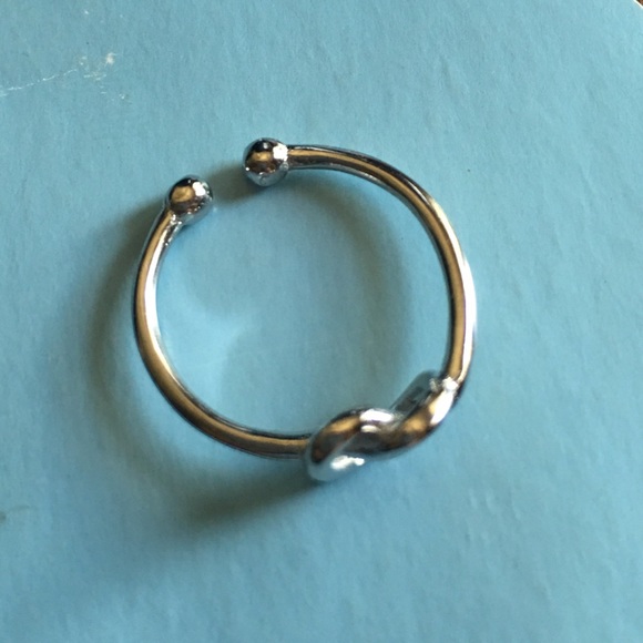 1 leғт Silver Knot Cuff Ring see additional pics - Picture 2 of 4