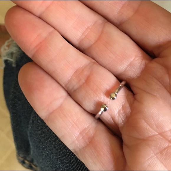 1 leғт Silver Knot Cuff Ring see additional pics - Picture 4 of 4