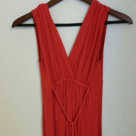 Orange sun dress
