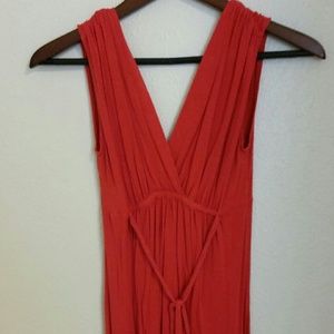 Orange sun dress