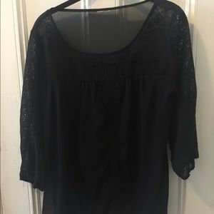 Sheer boho blouse