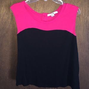 Forever 21 Pink and Black tank top