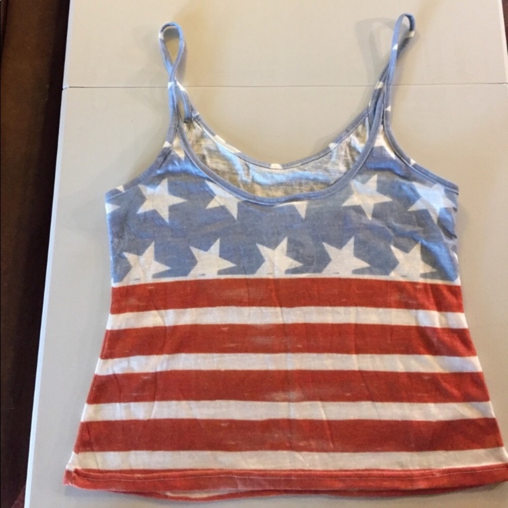 🍭🇺🇸🇺🇸 American Flag Tank Top! NEW! 🇺🇸🇺🇸 - Picture 5 of 6
