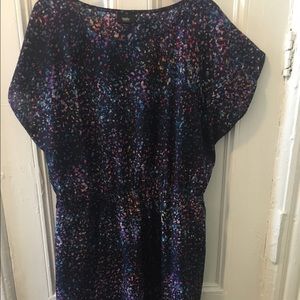 Beautiful multi-color print dress