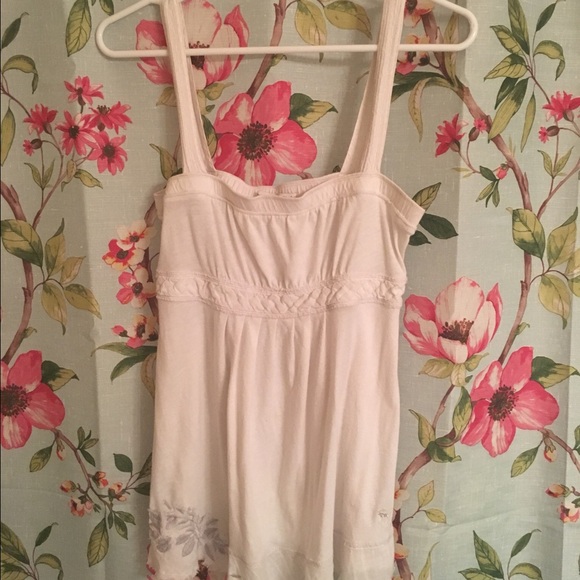 Abercrombie & Fitch White Tank
