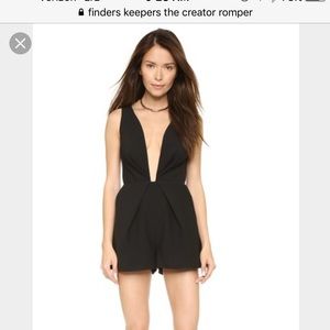 Finders keepers the creator romper in black