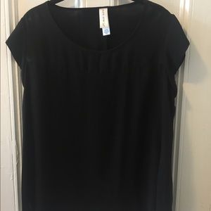 Pure Energy black top with sheer insert