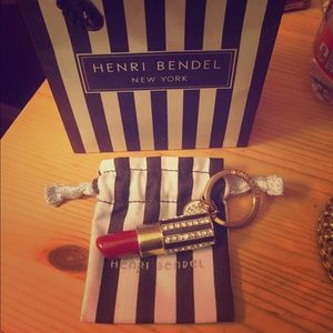 Henry Bendel lipstick key fob