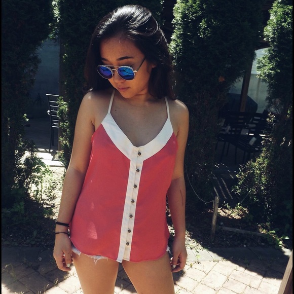 Pink Dressy Tank Top - Picture 1 of 2