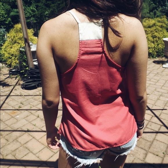 Pink Dressy Tank Top - Picture 2 of 2