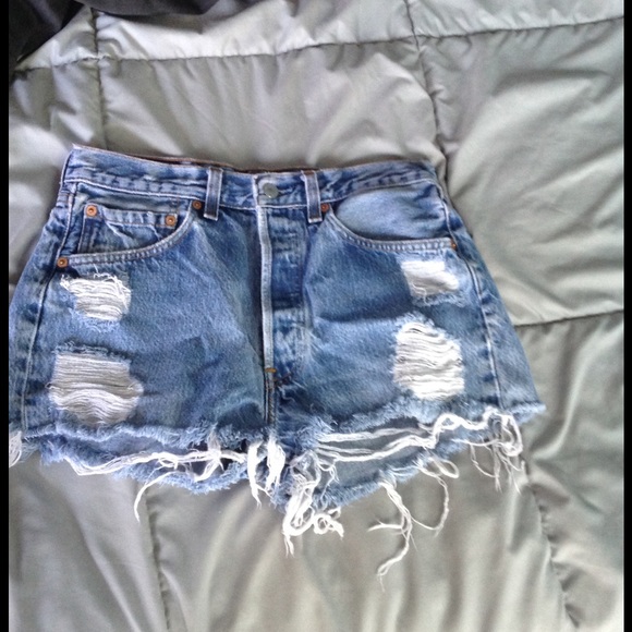 Urban outfitters high waisted jean shorts