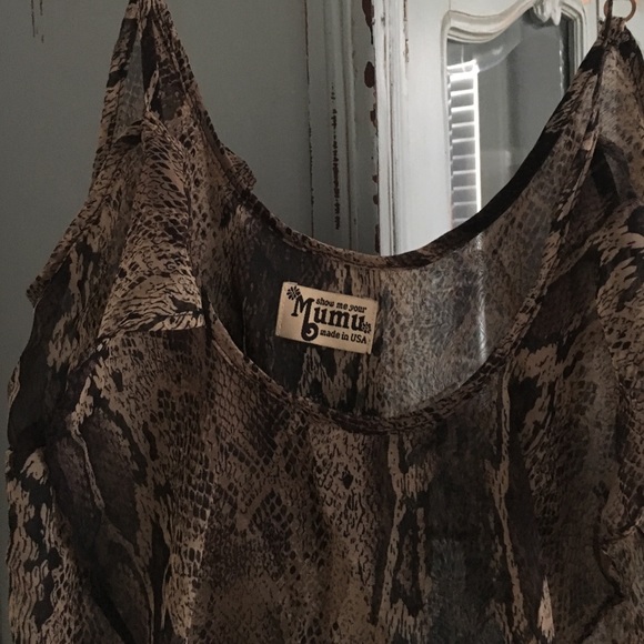 Sheer Show Me Your Mumu top - Picture 2 of 2