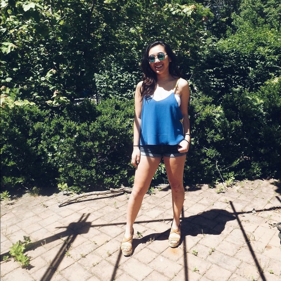 Blue & Yellow Tank Top - Picture 1 of 3